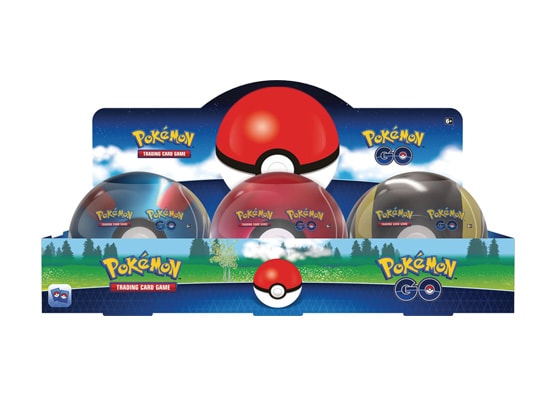 6 Pokemon TCG: Pokemon GO Poke deals Ball Tin Great Ball (3 Booster Packs 2 Stickers)