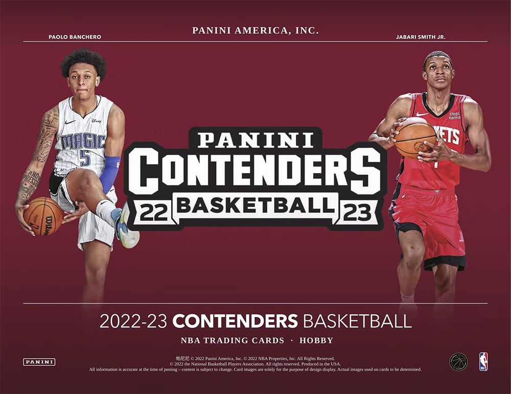 2022-23 PANINI CONTENDERS BASKETBALL HOBBY BOX