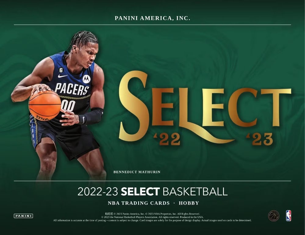 2022-23 PANINI SELECT BASKETBALL HOBBY BOX