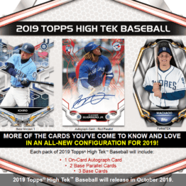 2019 Topps High Tek Baseball Hobby Box