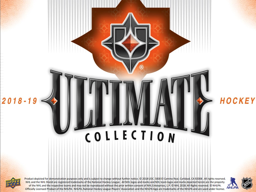 2018-19 UPPER DECK ULTIMATE COLLECTION HOCKEY 16 BOX CASE
