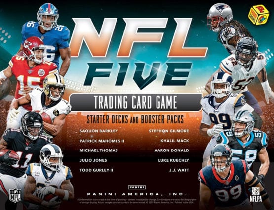 2019 PANINI NFL FIVE TRADING CARD GAME BOOSTER BOX