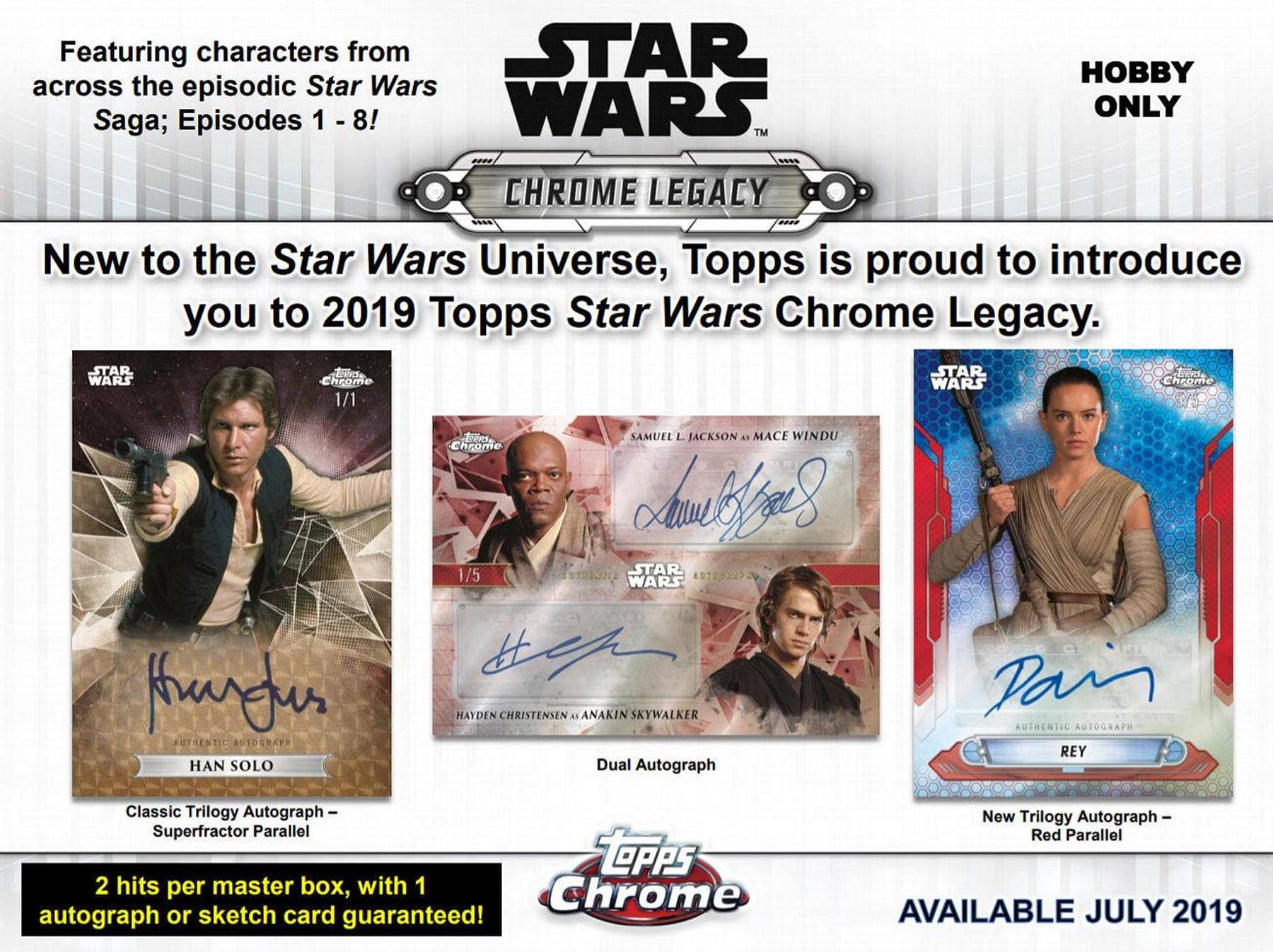 topps chrome star wars legacy