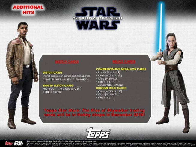 2019 topps star wars the rise of skywalker hobby box