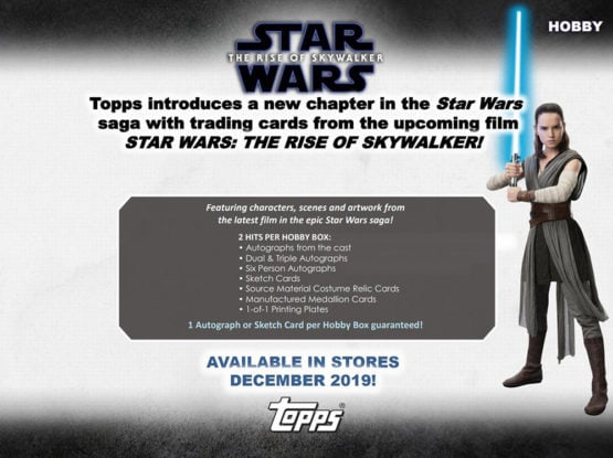 2019 Topps Star Wars The Rise of Skywalker Hobby Box