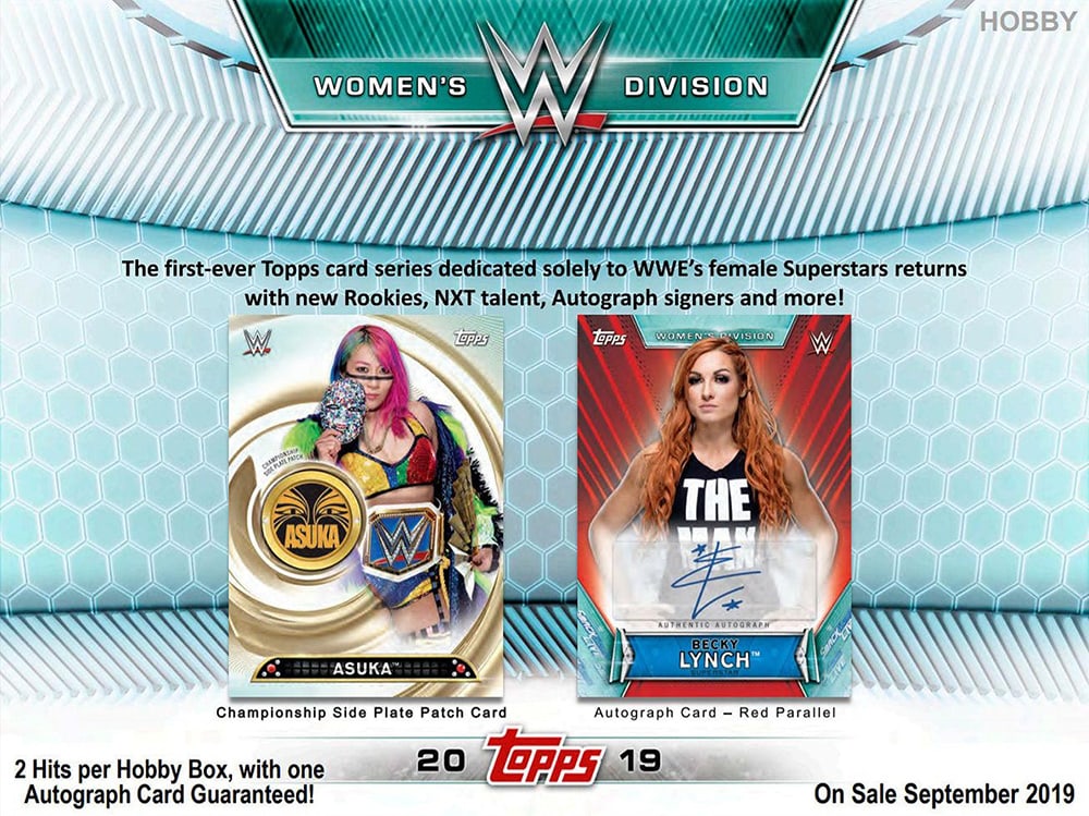 2019 TOPPS WWE WOMEN’S DIVISION WRESTLING HOBBY BOX