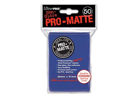 ULTRA PRO PRO-MATTE BLUE CARD SLEEVES (50 COUNT PACK)