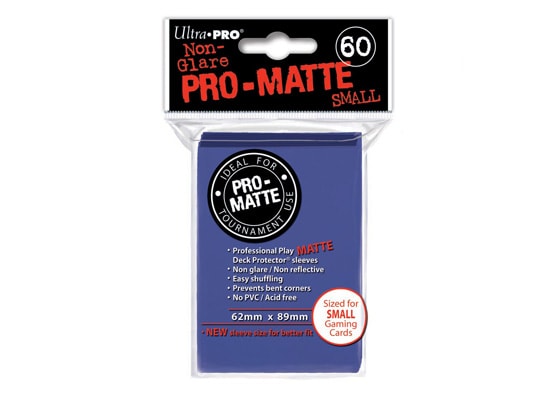 ULTRA PRO PRO-MATTE BLUE SMALL CARD SLEEVES (60 COUNT PACK)