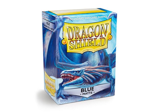 DRAGON SHIELD BLUE MATTE CARD SLEEVES (100 COUNT PACK)