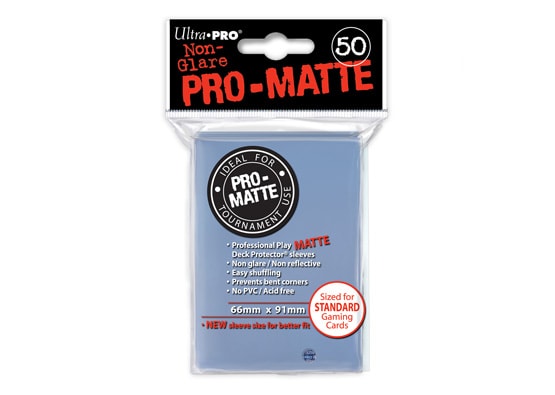 ULTRA PRO PRO-MATTE CLEAR CARD SLEEVES (50 COUNT PACK)