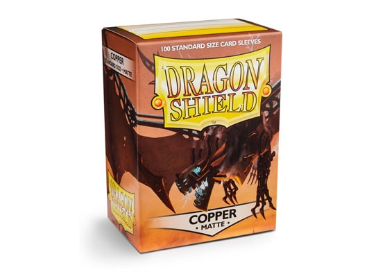 DRAGON SHIELD COPPER MATTE CARD SLEEVES (100 COUNT PACK)
