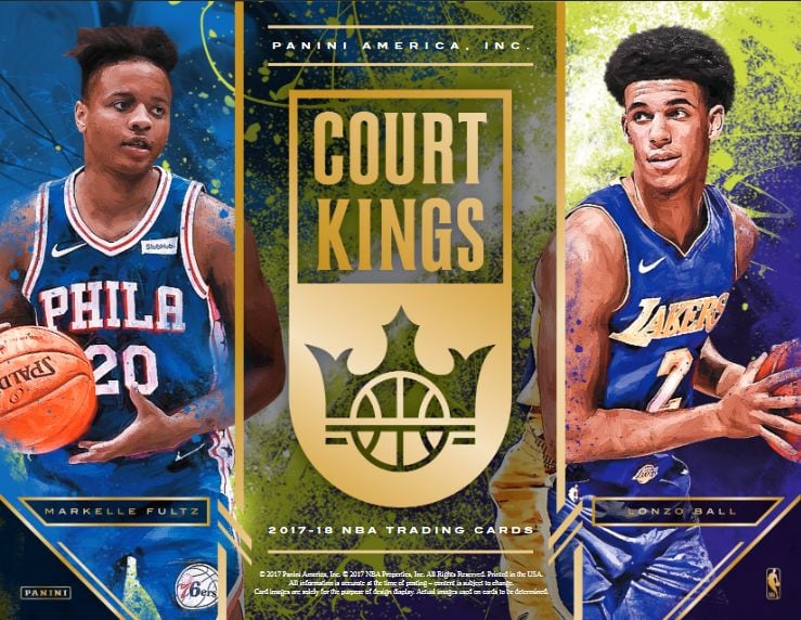 201718 PANINI COURT KINGS BASKETBALL HOBBY BOX Breakaway Sports Cards