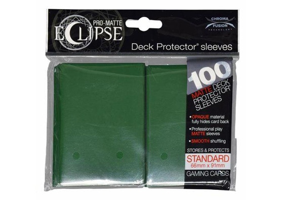ULTRA PRO PRO-MATTE ECLIPSE DARK GREEN CARD SLEEVES (100 COUNT PACK)