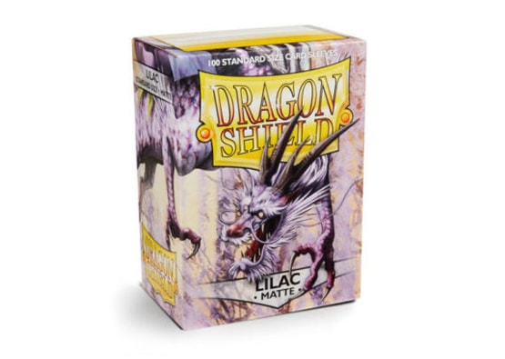 DRAGON SHIELD LILAC MATTE CARD SLEEVES (100 COUNT PACK)