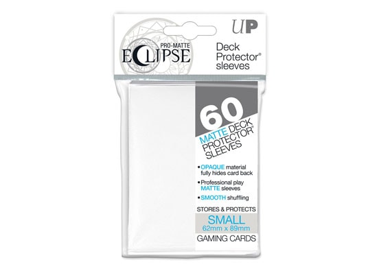 ULTRA PRO PRO-MATTE ECLIPSE WHITE SMALL CARD SLEEVES (60 COUNT PACK)