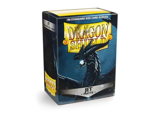 DRAGON SHIELD JET MATTE CARD SLEEVES (100 COUNT PACK)