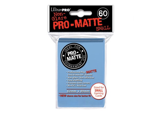 ULTRA PRO PRO-MATTE LIGHT BLUE SMALL CARD SLEEVES (60 COUNT PACK)