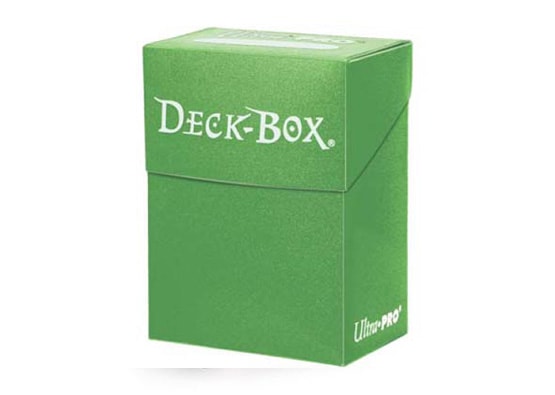 ULTRA PRO LIGHT GREEN DECK BOX