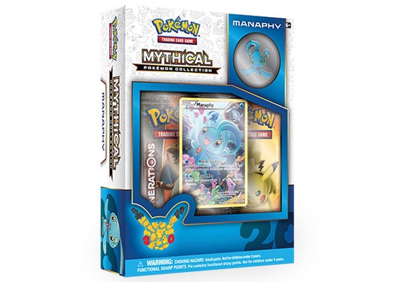 POKEMON MANAPHY MYTHICAL COLLECTION BOX