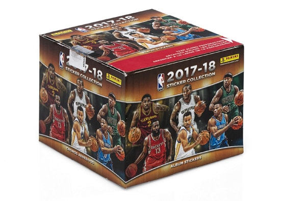 2017-18 PANINI NBA BASKETBALL STICKER BOX