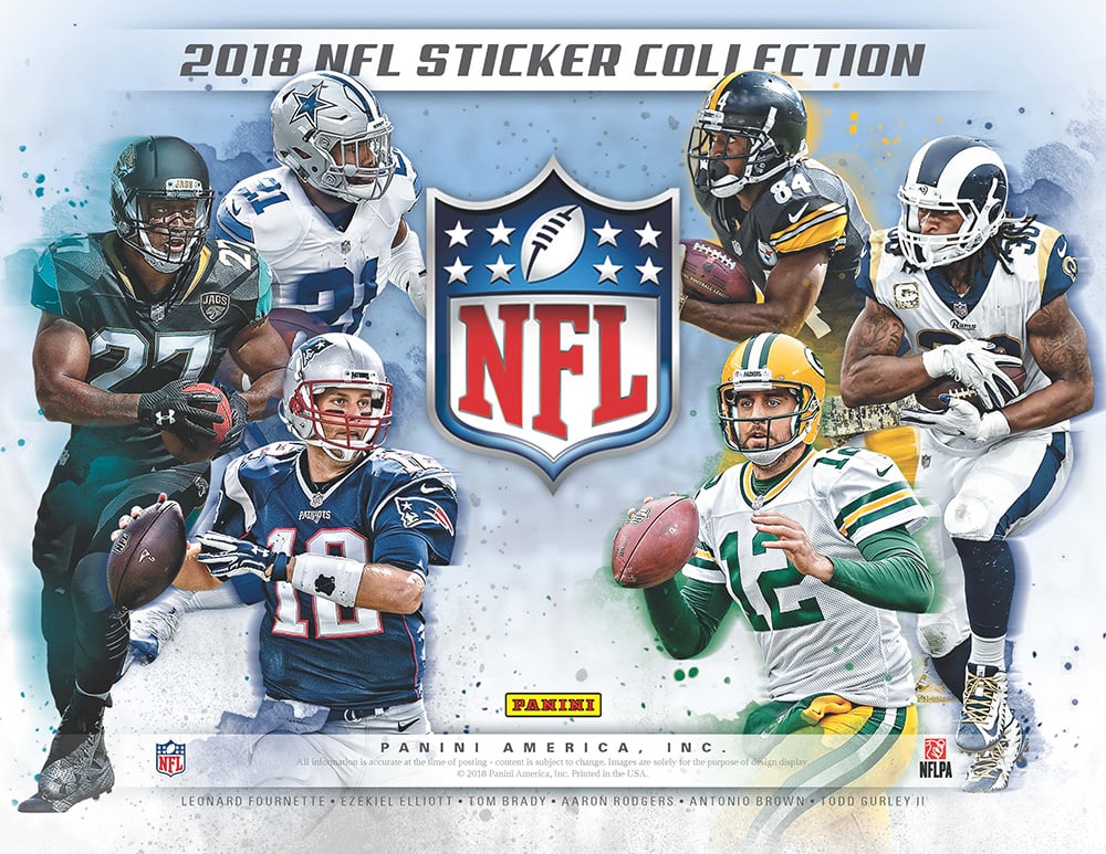 2018 PANINI NFL FOOTBALL STICKER BOX