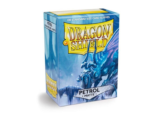 DRAGON SHIELD PETROL MATTE CARD SLEEVES (100 COUNT PACK)