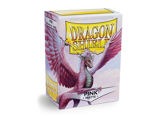DRAGON SHIELD PINK MATTE CARD SLEEVES (100 COUNT PACK)