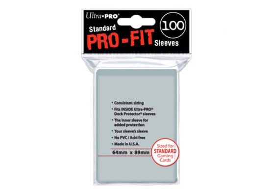ULTRA PRO PRO-FIT CARD SLEEVES (100 COUNT PACK)