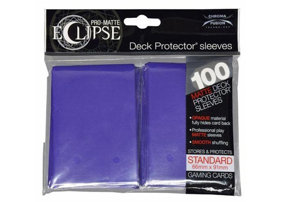 ULTRA PRO PRO-MATTE ECLIPSE PURPLE CARD SLEEVES (100 COUNT PACK)