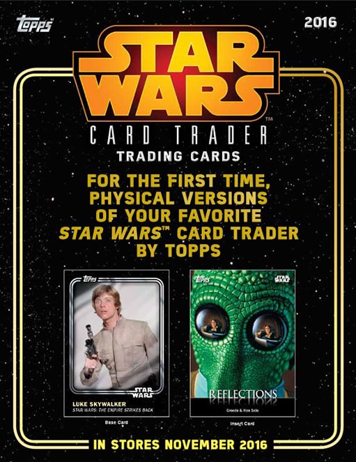 Topps Star Wars Card Trader 2016 Factory Sealed Trading Card Box