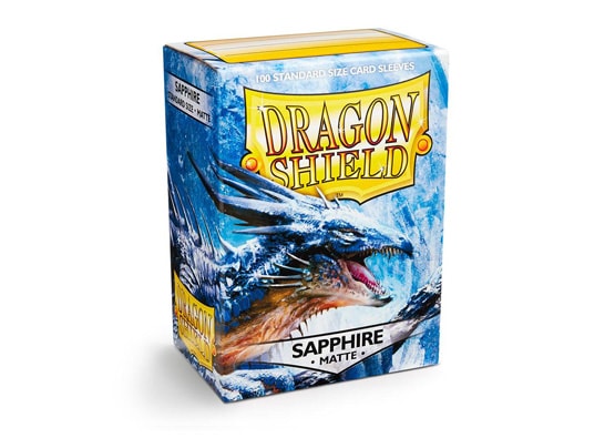 DRAGON SHIELD SAPPHIRE MATTE CARD SLEEVES (100 COUNT PACK)