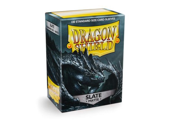 DRAGON SHIELD SLATE MATTE CARD SLEEVES (100 COUNT PACK)