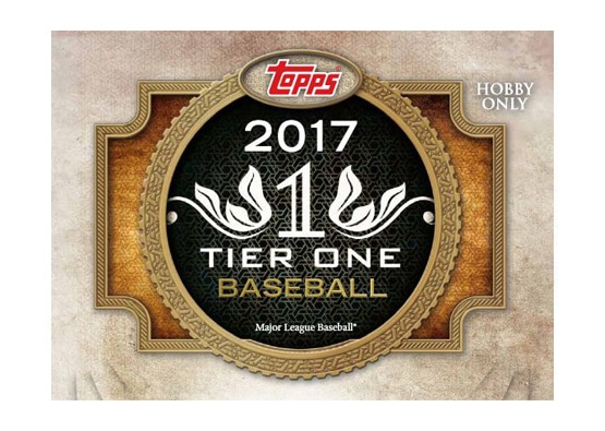 2017 TOPPS TIER ONE BASEBALL HOBBY BOX
