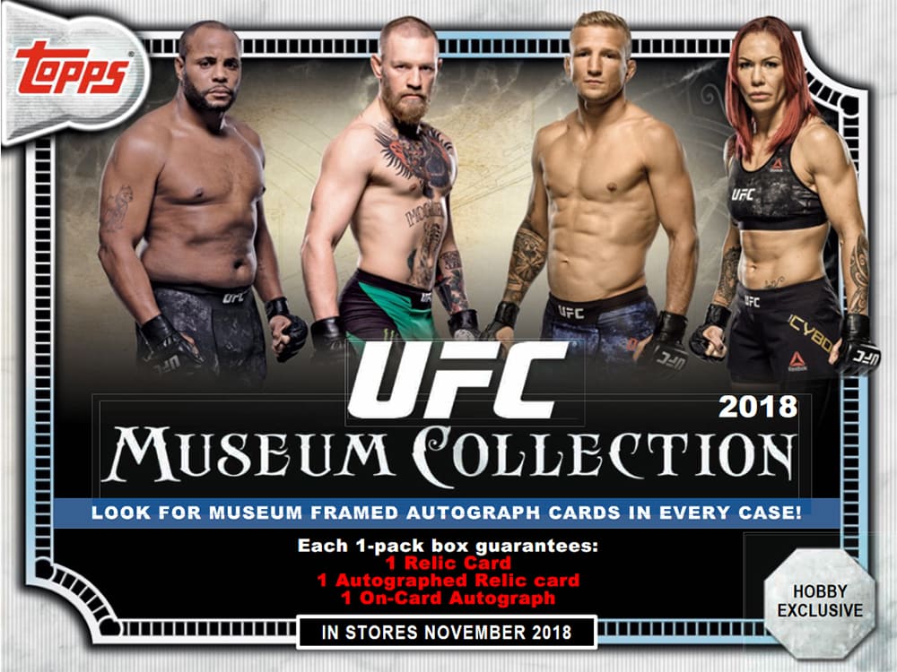 2018 TOPPS UFC MUSEUM COLLECTION HOBBY BOX