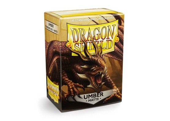 DRAGON SHIELD UMBER MATTE CARD SLEEVES (100 COUNT PACK)