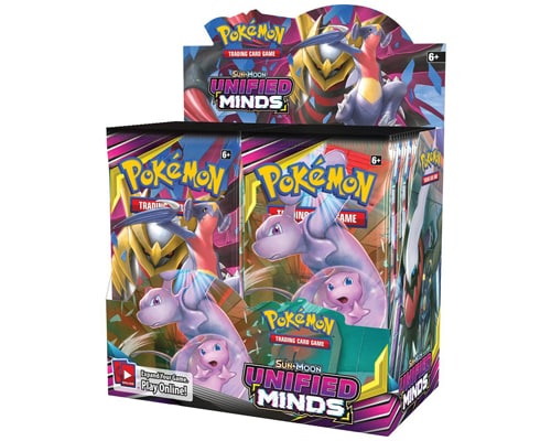 POKEMON SUN AND MOON UNIFIED MINDS BOOSTER CASE