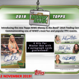 2019 Topps WWE Money in the Bank Wrestling Hobby Box