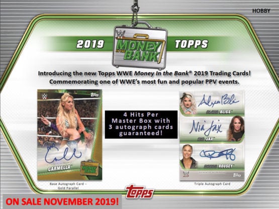 2019 Topps WWE Money in the Bank Wrestling Hobby Box