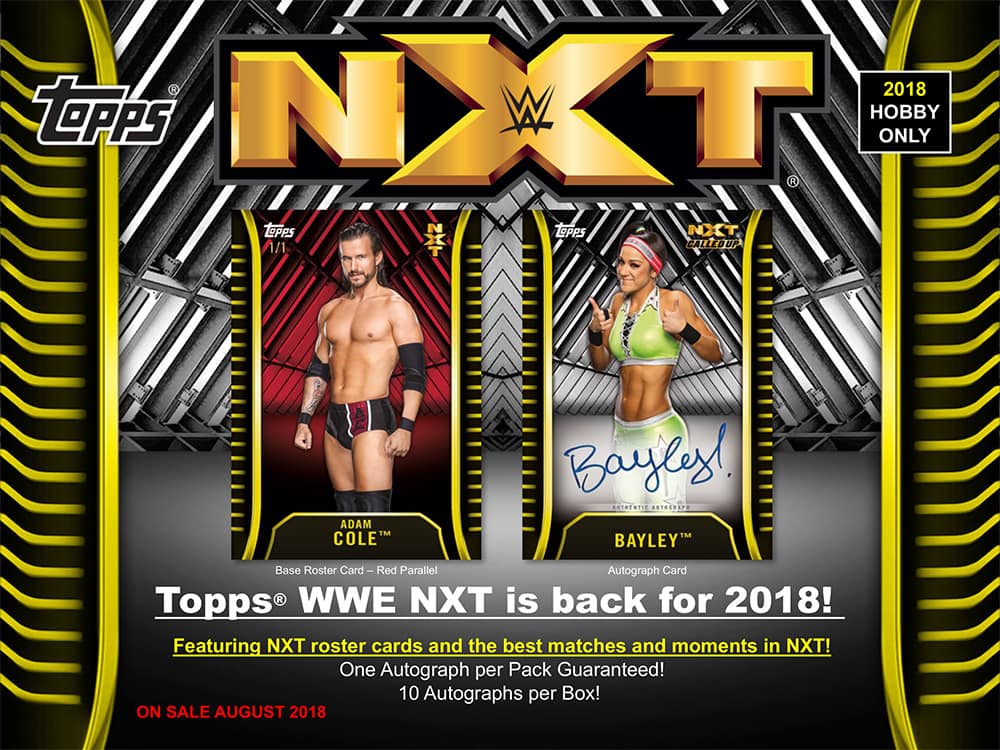 2018 TOPPS WWE NXT WRESTLING HOBBY BOX