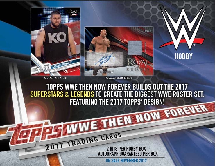 2017 TOPPS WWE THEN NOW FOREVER WRESTLING HOBBY BOX