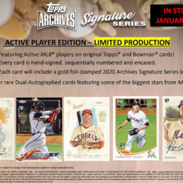 2020 Topps Archives Signature Series Baseball Hobby Box