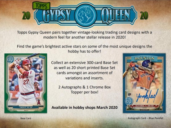 2020 Topps Gypsy Queen Baseball Hobby Box