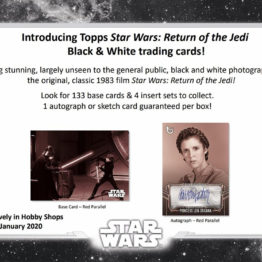 Topps Star Wars Black and White Return of the Jedi Hobby Box