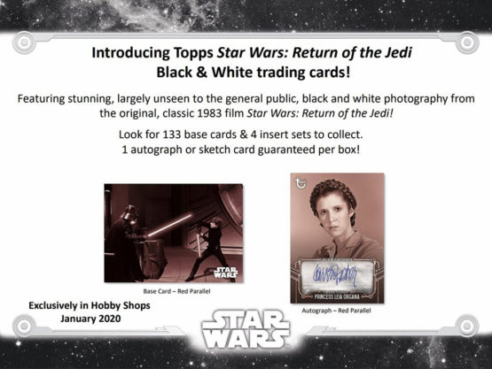Topps Star Wars Black and White Return of the Jedi Hobby Box