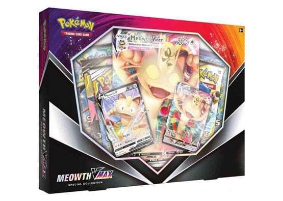 Pokemon Meowth VMAX Special Collection Box