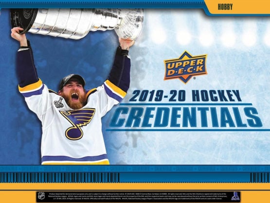 2019-20 Upper Deck Credentials Hockey Hobby Box