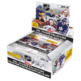 2019-20 Topps NHL Hockey Sticker Box