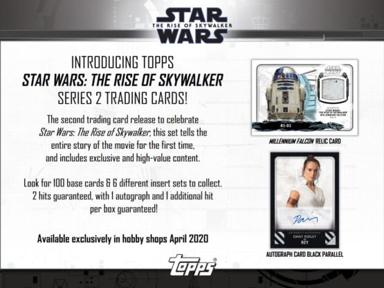 2020 Topps Star Wars The Rise of Skywalker Series 2 Hobby Box