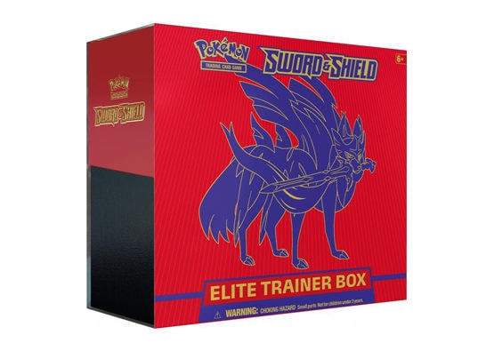 Pokemon Sword and Shield Zacian Elite Trainer Box