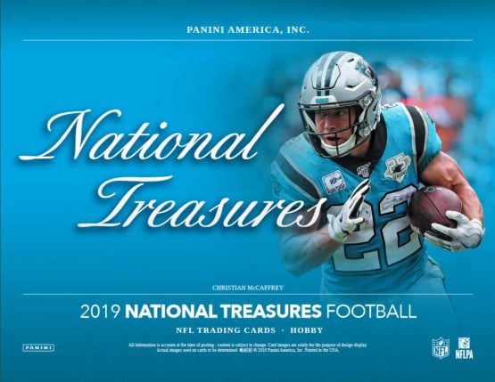 2019 Panini National Treasures Football Hobby Box